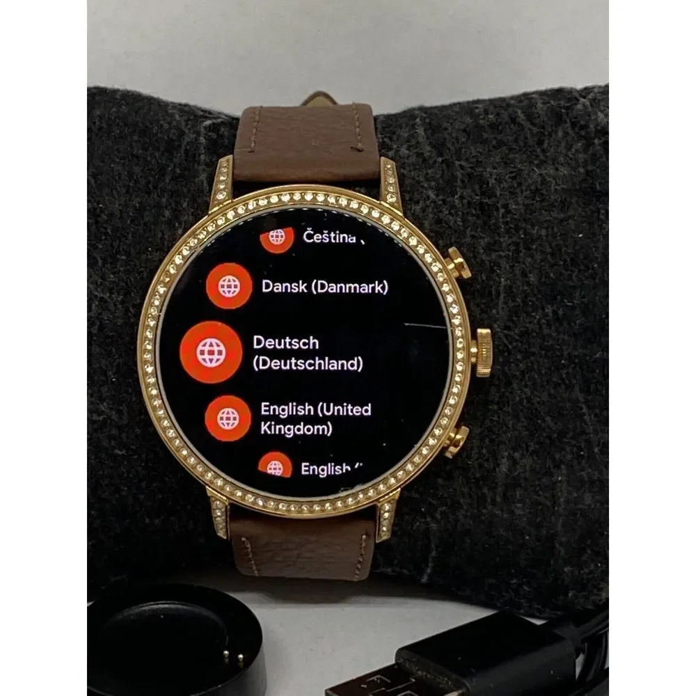 Fossil Gen 4 Authentic Digital Dial Smart Watch Custom Band FTW6015 LT305